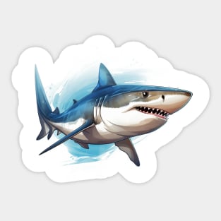 Blue Shark Sticker